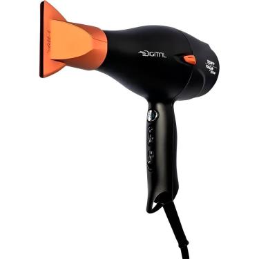 Imagem de Secador De Cabelo Taiff Vulcan Digital 2500 W 110v - Preto/laranja