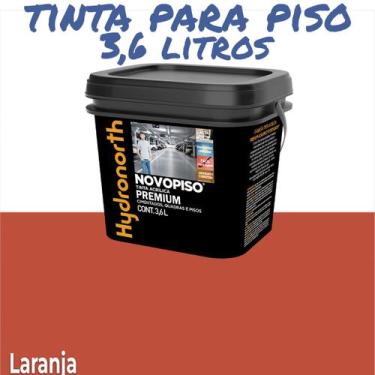 Imagem de Tinta Piso NovoPiso Galão 3,6 Litros Diversas Cores Hydronorth, Laranj