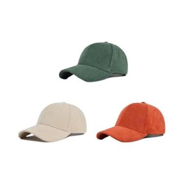 Imagem de Boné Snapback Unissex de Camurça - Ajustável, Retrô e Estilo Hip Hop, 