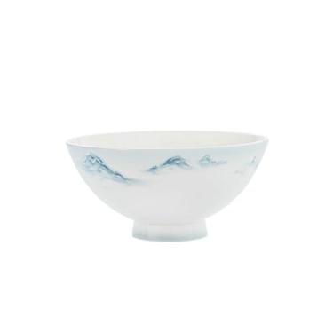 Imagem de Utensílios de mesa de cerâmica criativos requintados resistentes a altas temperaturas para uso doméstico - tigela de chapéu de 11,4 cm 10 pacotes