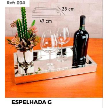 Imagem de Bandeja Espelhada G - Bidu Vidros 