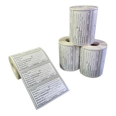 Imagem de Etiqueta Bopp Resistente à água Congelamento/Freezer 500 etq - EGL Mil