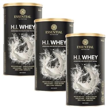 Imagem de Kit 3x Hi Whey Protein - Sem Sabor - (375g) - Essential Nutrition