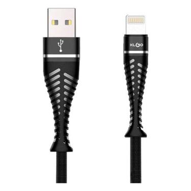 Imagem de Cabo Carregador KLGO Compatível com iPhone, iPad e iPod