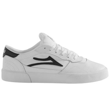 Imagem de Lakai Tênis de skate masculino Cambridge cano baixo, Couro branco 2025, 41