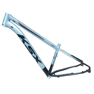 Imagem de Quadro KSX 100% Alumínio Liga 6061 Aro 29 Bicicleta Mountain Bike Cabeamento Interno Com Gancheira (PRATA C/PRETO (ADS PRETO), 15)
