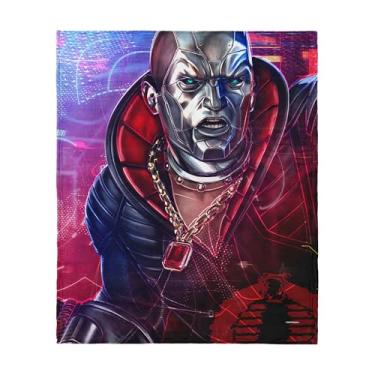 Imagem de G.I. Joe Profile Gallery Destro Silk Touch Throw, 127 x 152 cm – Cobertor de lã de desenho animado Hasbro, roupa de cama retrô ultramacia para cama ou sofá