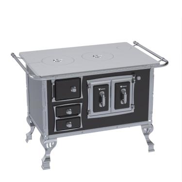 Imagem de Fogao a Lenha Venax n 2 Sec XVIII Chapa de Aluminio Preto SD