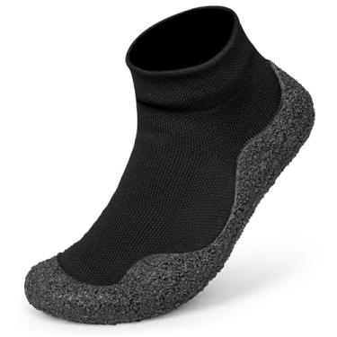 Imagem de Meias aquáticas minimalistas flexíveis para homens e mulheres – Sapatos descalços flexíveis de secagem rápida para ioga, pilates, praia, piscina, barco – Calçado esportivo leve antiderrapante com
