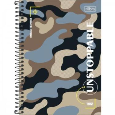 Imagem de Caderno Espiral Capa Dura Universitário Hide 1 Matéria 80 Folhas TILIB