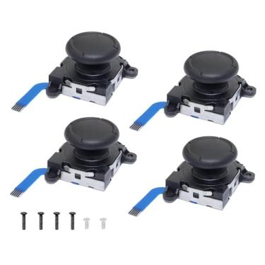 Imagem de Auto-plaza 4x Joycon Joystick Controller Replacement Parts for Left Right 3D Analog Joystick Thumb Stick for Switch Joy-Con and Switch Lite