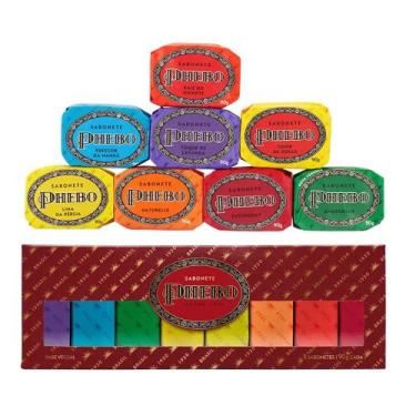 Imagem de Caixa Presente Sabonete Phebo de Glicerina Vinho 8 unidades 90g - Gran