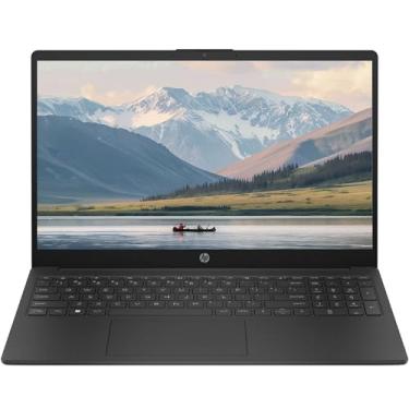 Imagem de HP Laptop de 15,6 polegadas, processador Intel N200 Quad-Core, 4 GB RAM, SSD de 128 GB, Wi-Fi 6, webcam, HDMI, teclado numérico, Windows 11 Home, acessórios Alpacatec, preto