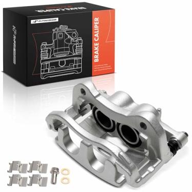 Imagem de A-Premium Conjunto de pinça de freio a disco com suporte compatível com Ford E-Transit 2022-2025, Transit-150 2020-2025, Transit-250 2020-2025, Transit-350 HD 2020-2025 - Lado do passageiro dianteiro