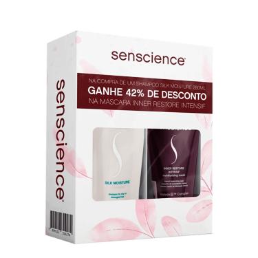 Imagem de Kit Senscience Silk Moisture Inner Restore - Máscara 150ml + Shampoo 280ml
