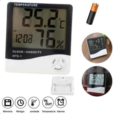 Imagem de Termo-higrômetro Digital Para Temperatura e Controle Completo - ASAF