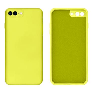 Imagem de Capinha Compativel com iPhone 7 Plus / 8 Plus Silicone Aveludado com Proteção de Câmera
