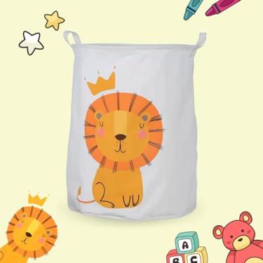 Imagem de Cesto Organizador para Roupas - Infantil Multiuso - Dobrável e Impermeável - LionLemon Store
