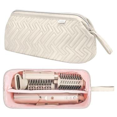 Imagem de Bolsa de viagem para ferramentas de cabelo Leudes Shark Flexstyle Beig