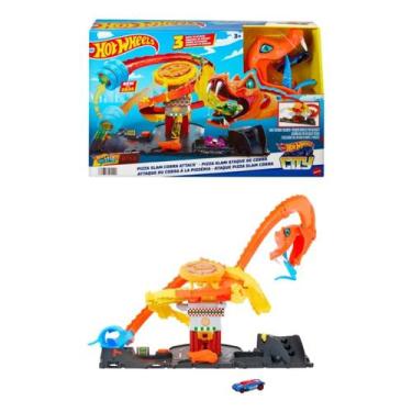 Imagem de Pista Hot Wheels Ataque de Cobra a Pizzaria - Mattel