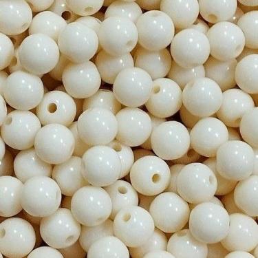 Imagem de BOLINHA DE RESINA Nº 08 (20 G) - LADEIRA BIJUTERIAS, OFF WHITE