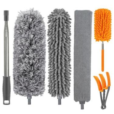 Imagem de Conjunto Dusters de microfibra Newliton com poste de extensão de 30 a 