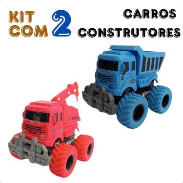 Imagem de Brinquedo Caminhão Construção Fricção Infantil Colorido