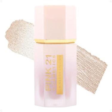 Imagem de Iluminador Líquido Pink 21 Cor 01 CS3943 - PINK 21 COSMETICS