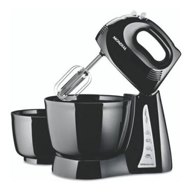 Imagem de Batedeira Premium B-04 Np Preto Mondial, 110V