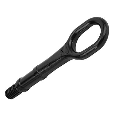 Imagem de Zhjvihx 1T0 805 615 A, Black Bumper Towing Eye Gancho de Serviço Pesado Profissional Caro de Reboque de Carro para R32 Rabit