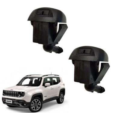 Imagem de Par Brucutu Esguicho Parabrisa Dianteiro Jeep Renegade 2015 2016 2017 