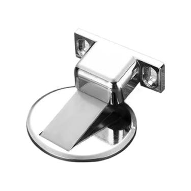 Imagem de Kit Trava Porta MagnéTica Slim Cromada – Prendedor De Porta, Compacta E DuráVel Para Casa(4)