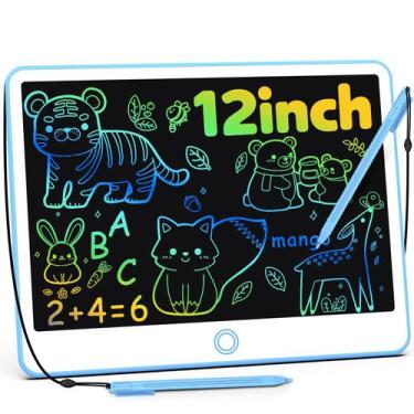 Imagem de Tablet de escrita LCD BAVEEL de 12 polegadas colorido para crianças de