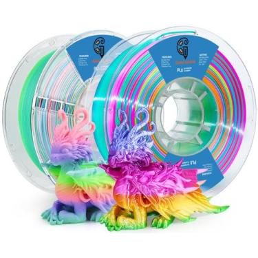 Imagem de Filamento de impressão 3D Goto Guard Rainbow PLA 1,75 mm 2 kg