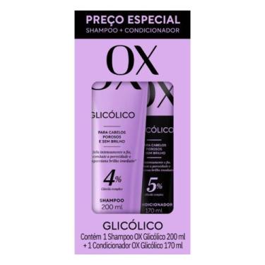 Imagem de Kit Shampoo OX Glicólico 200ml + Codicionador 170ml