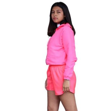 Imagem de Blusa de frio com ziper elastico e toca feminina - KGENTE, Pink, P