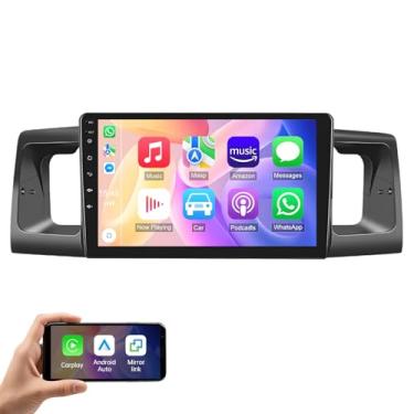 Imagem de Vorally Rádio estéreo para carro Android 13 para Toyota Corolla 2006 2007 2008 2009 2010 2011 2012 2013 com Carplay sem fio Android Auto, unidade de cabeça de tela sensível ao toque de 9 IPS Bluetooth