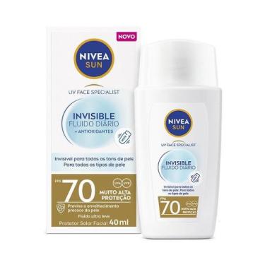 Imagem de Protetor nivea sun facial invisivble diario fps70 40ml