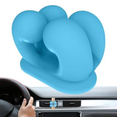Imagem de Gancho de parede de silicone – Suporte de protetor labial para carro, clipes removíveis, cabide de parede multiuso para porta, banheiro, sem costura, masculino e feminino