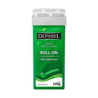 Imagem de Cera Depilatória Roll-on Aloe Vera 100g - Depimiel, Alta Aderencia
