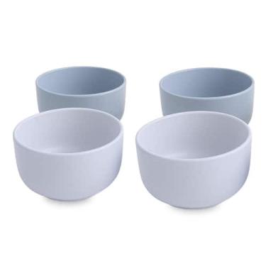 Imagem de Kit com 4 Tigelas Bowl de Fibra de Bambu  BPA Free, sustentável, leve 