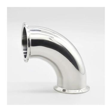 Imagem de 3" (76 mm) OD91 mm curva de tubo de 90 graus, conexão tripla encaixe de tubulação de cotovelo, SS304