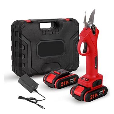 Imagem de Tesoura de poda elétrica 21V Tesoura de poda elétrica sem fio Tesoura de poda de jardim Bonsai Ramos de poda de árvores Cortador de bateria Ferramenta de jardim para paisagismo mais saudável para as
