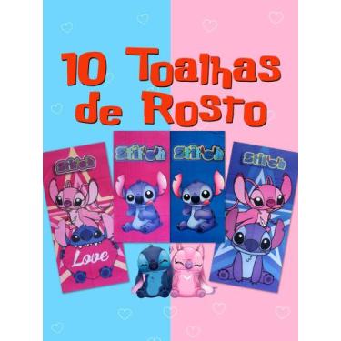 Imagem de Toalhas de Rosto e Mão Stitch Surtidas Infantil Menino Menina 10 Unida