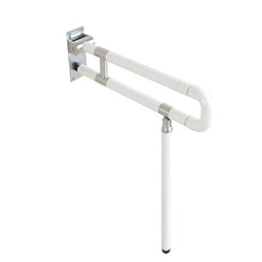Imagem de Barras de apoio, suporte de segurança, trilhos de mão, barra dobrável para banheiro, pessoas idosas, antiderrapante, seguro, corrimão de banheiro com deficiência, suporte de segurança, trilho de mão
