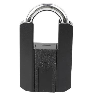 Imagem de Cryfokt Cadeado Eletrônico, Anti-roubo - água - Firmemente Recarregável, Impressão Digital de Laptop, Bloqueio de Telefone de Caveira para o Armário Escola para a Escola