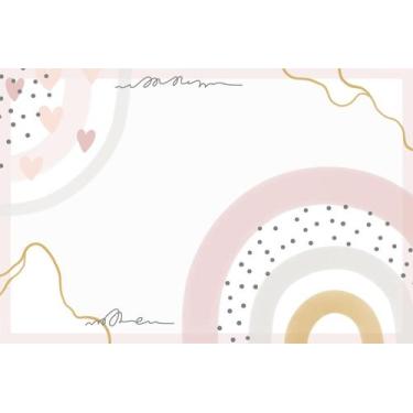 Imagem de Papel de Parede Adesivo Boho arco-íris 290X300 - ALGIDECOR