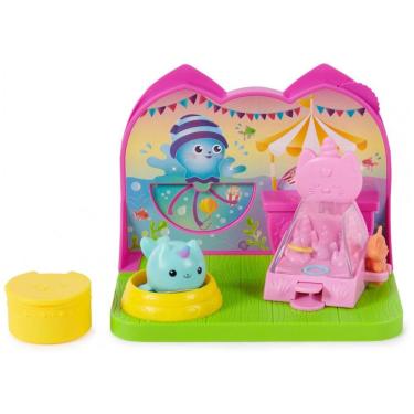Imagem de Sala de Carnaval do Narval Felino da Casinha da Gabby, com Figura de Brinquedo, Surpresas e Móveis de Casinha de Boneca, Gabby`s Dollhouse