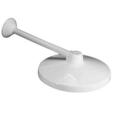 Imagem de Ducha Chuveiro Fria 225mm De Polipropileno Branco Banheiro Piscina Áre