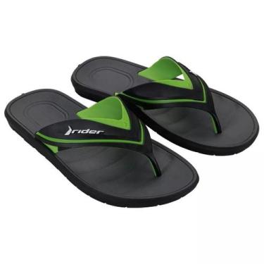 Imagem de Chinelo De Dedo Tira Larga Masculino Free Iii Rider, Verde, 42